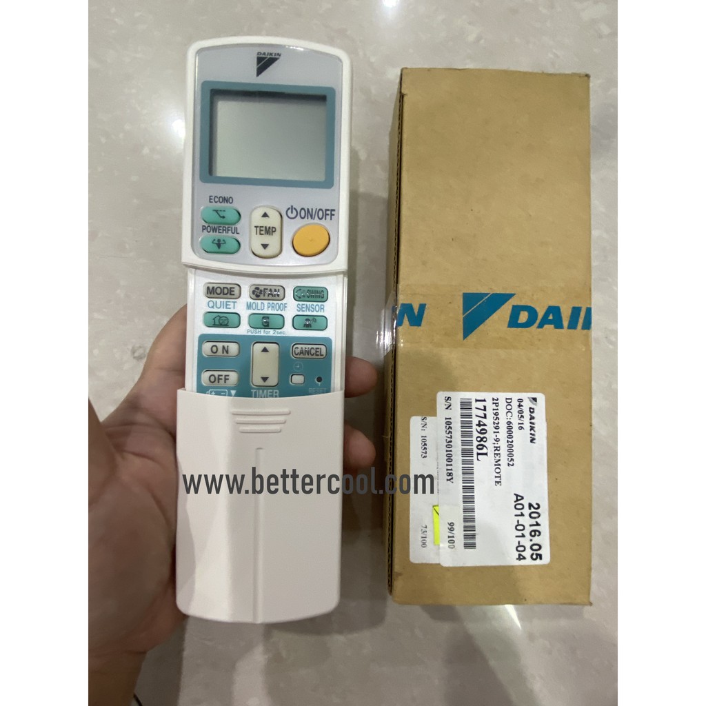 รีโมท-ของแท้-แอร์-เครื่องปรับอากาศ-ไดกิ้น-remote-daikin-1774986l-อะไหล่ไดกิ้น