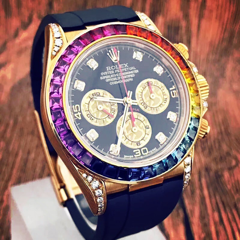 นาฬิกาจับเวลาเที่ยงตรงเที่ยงตรง-rolex-rolex-daytona-series-16518-นาฬิกาผู้ชายกลไกอัตโนมัติ