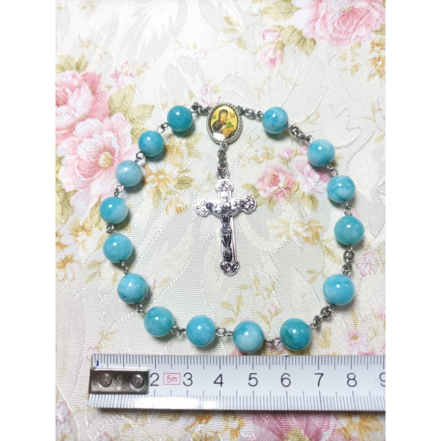 1-สายประคำคาทอลิก-อมาโซไนท์-10-มม-แบบ-15-เม็ด-amazonite-catholic-rosary-10-mm-15-beads