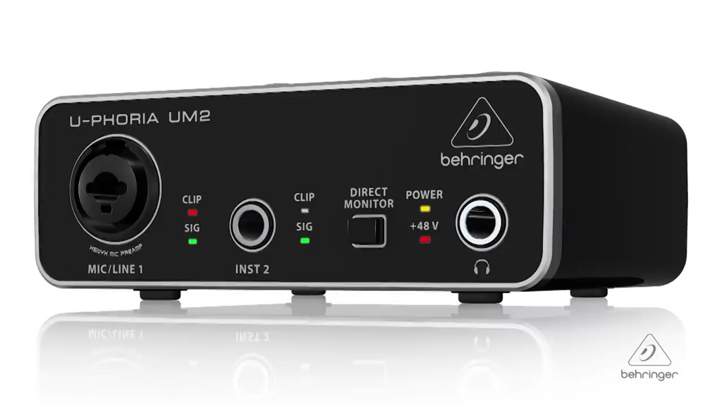 behringer-um2-u-phoria-audiophile-2x2-อินเตอร์เฟซเสียง-usb-พร้อมไมโครโฟน-xenyx