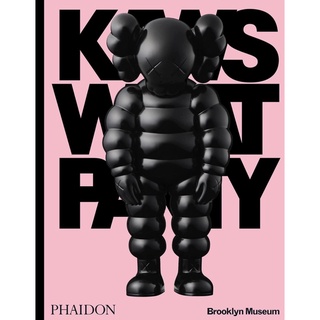 หนังสือภาษาอังกฤษ KAWS: WHAT PARTY (Black on Pink edition) Hardcover by Phaidon : Eugenie Tsai