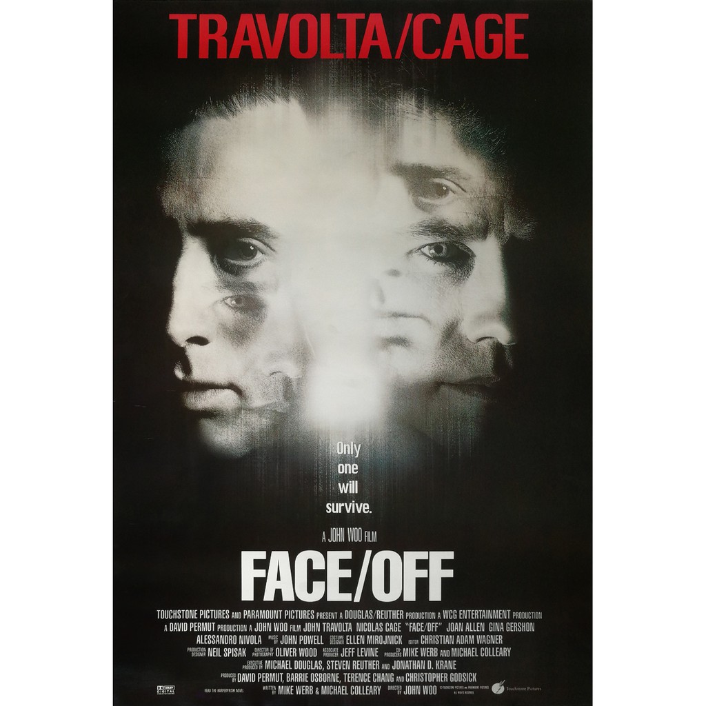 โปสเตอร์-หนัง-สลับหน้าล่าล้างนรก-face-off-1997-poster-26-x39-american-action-john-woo-film-travolta-cage-face-off