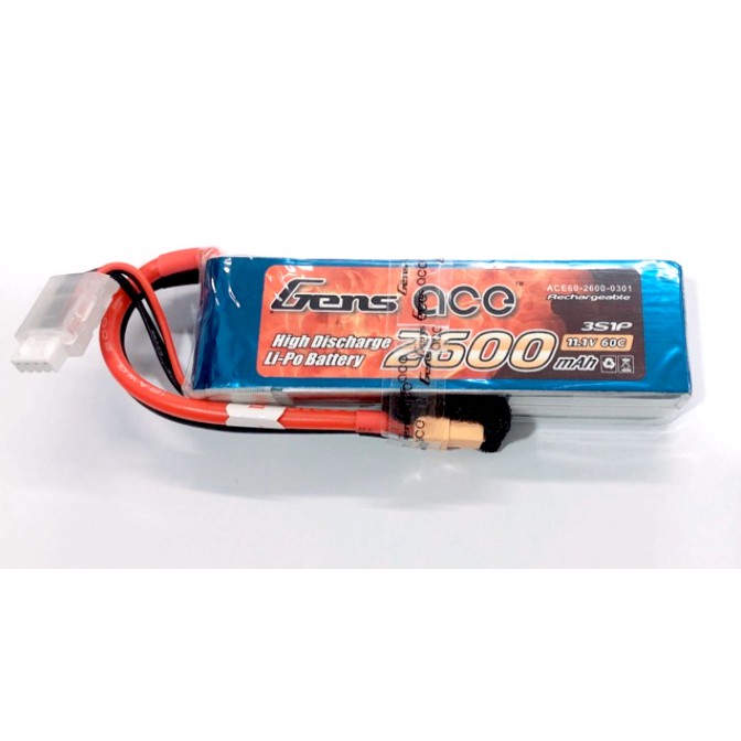 แบตเตอรี่ลิโพ-gen-2600mah-11-1v-3เซล-60c-แบตลิโพ-lipo