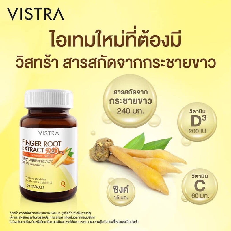 vistra-finger-root-วิสทร้า-สารสกัดจากกระชายขาว-30-เม็ด-มีผลวิจัยรับรอง-ยับยั้งการเพิ่มจำนวนของไวรัส