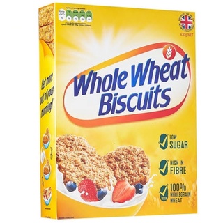 Whole Wheat Biscuit โฮลวีทอาหารเช้าข้าวสาลีอบชนิด ชิ้น 430กรัม