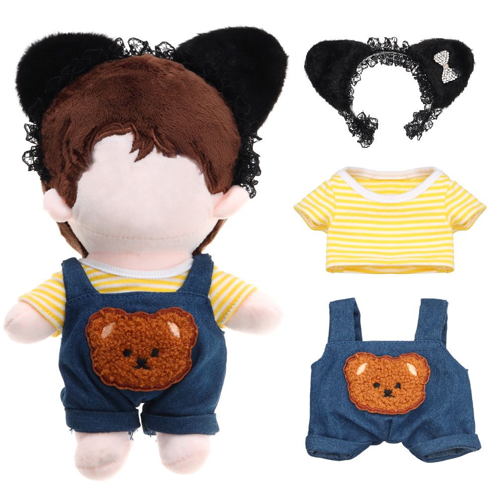 bebettform-1pc-cartoon-brown-bear-denim-overalls-mini-clothing-diy-doll-wear-plush-toys-decor