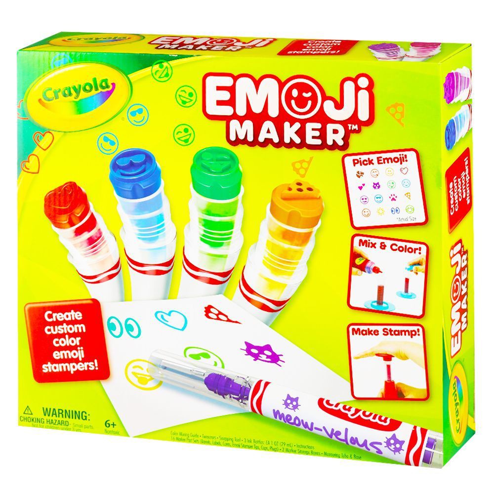 emoji-marker-maker-crayola-ชุดทำปากกาสีเมจิกปั๊มลาย-crayola-งานศิลปะ-อุปกรณ์เครื่องเขียน-ผลิตภัณฑ์และของใช้ภายในบ้าน-emo