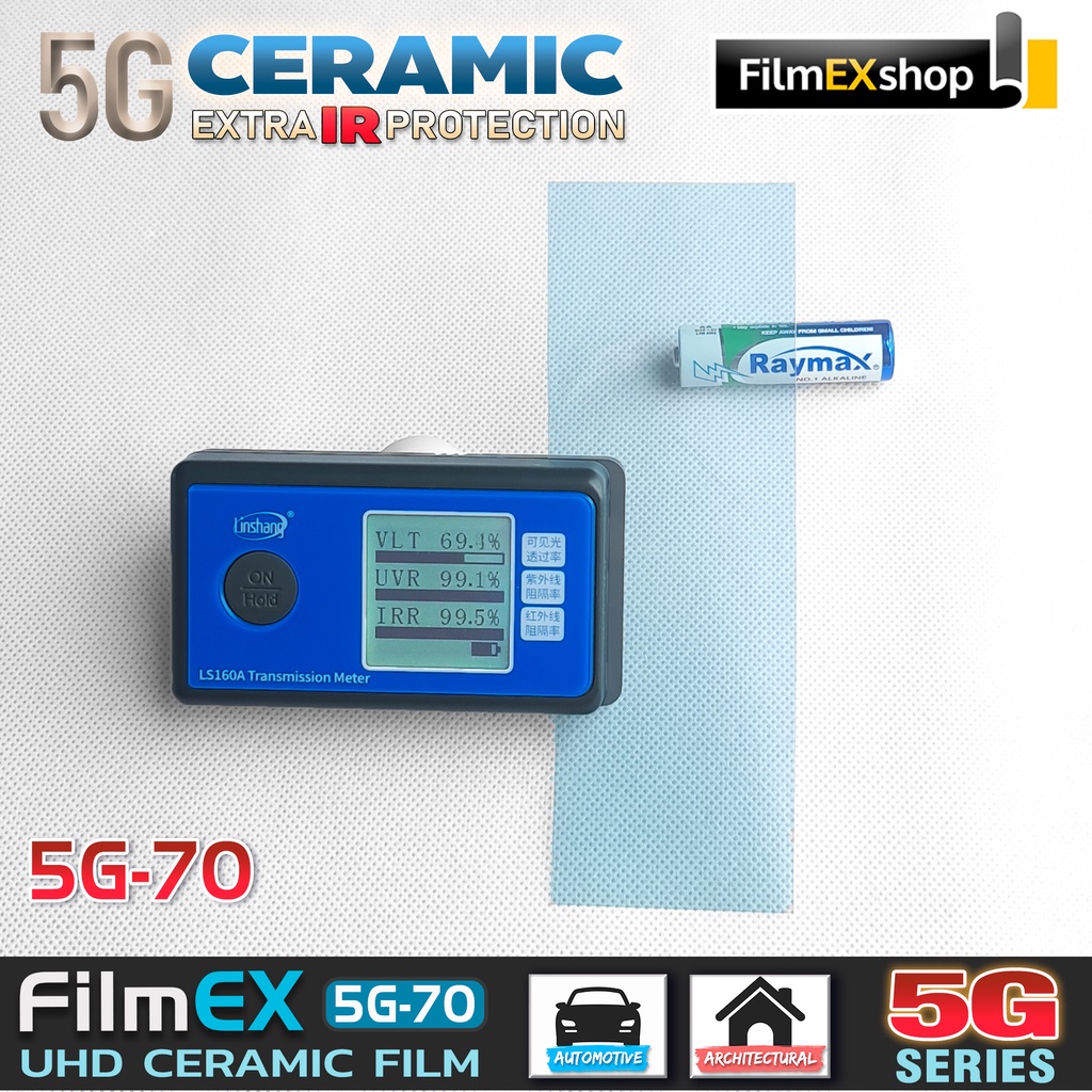 5g-ceramic-window-film-filmex-5g-70-ฟิล์มกรองแสงรถยนต์-ฟิล์มกรองแสง-ฟิล์มอาคาร-เซรามิค-ราคาต่อเมตร