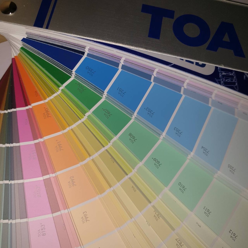 toa-fandex-พัดสี-แคตตาล็อกเฉดสี