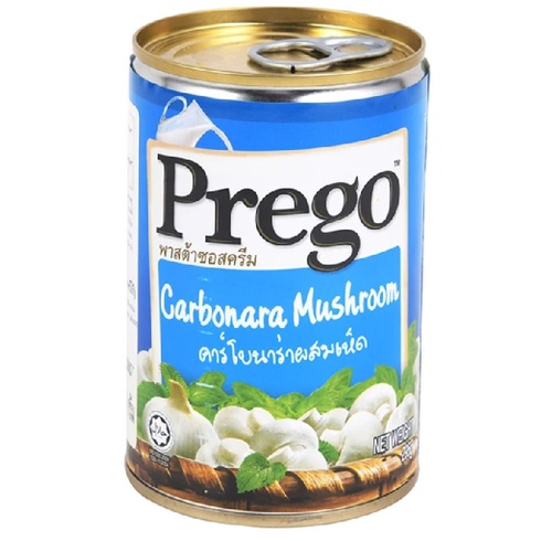 tha-shop-295-กรัม-x-1-prego-carbonara-mushroom-sauce-พรีโก้-ซอสสปาเก็ตตี้ชนิดครีมผสมเห็ด-ปรุงอาหาร-ซอสพาสต้า-มักกะโรนี