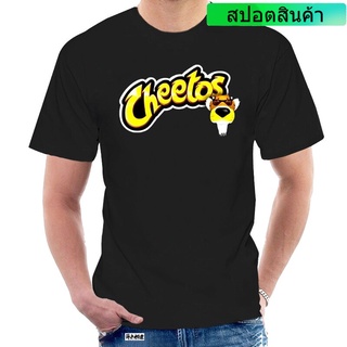 ใหม่ เสื้อยืดลําลอง แขนสั้น พิมพ์ลาย Cheetah Cheetos Chips แฟชั่นสําหรับผู้ชาย 2017 2017