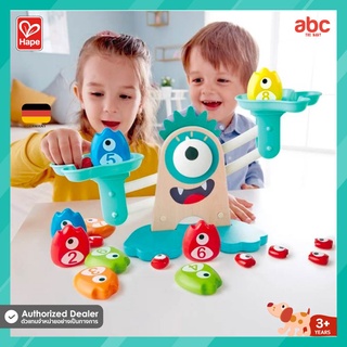 Hape ของเล่นไม้ ตราชั่งแสนสนุก Monster Math Scale ของเล่นเสริมพัฒนาการ 3 ขวบ ขึ้นไป