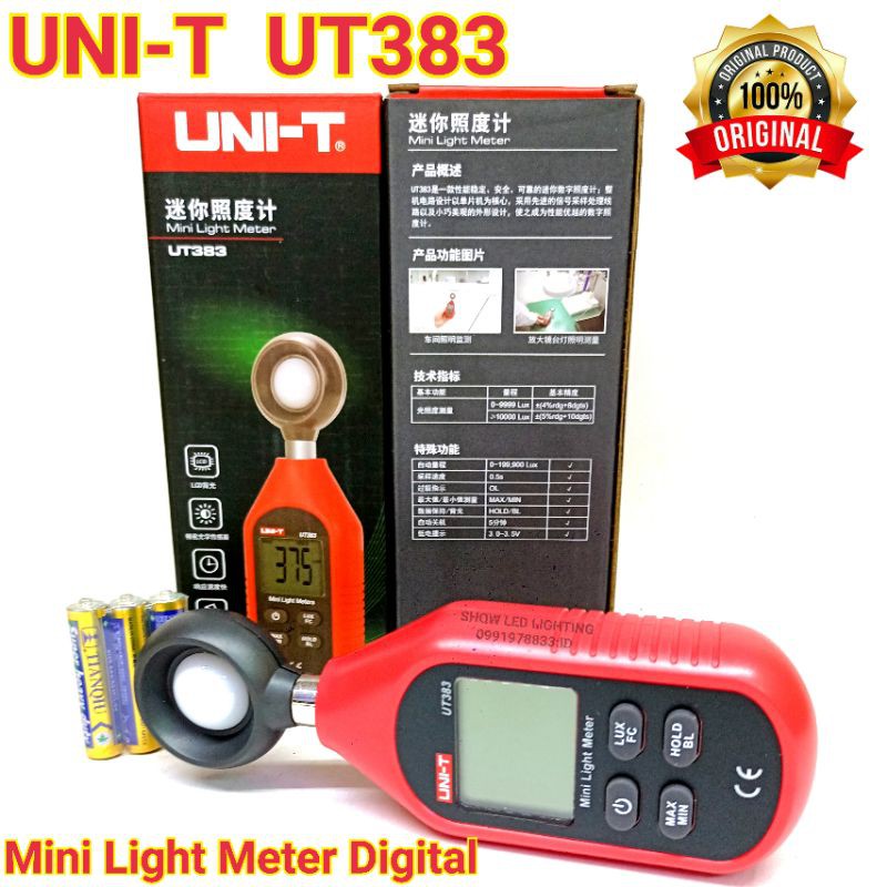 uni-t-ut383-mini-light-meter-lux-meter-digital-เครื่องวัดมิเตอร์ขนาดเล็ก-มัลติมิเตอร์วัดแสงขนาดเล็ก