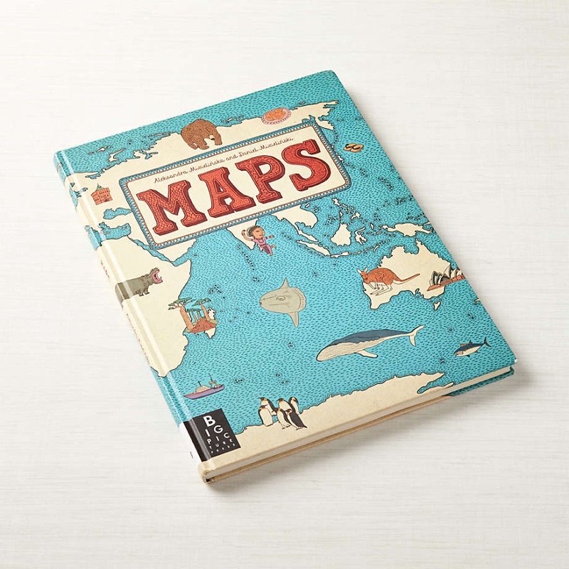 หนังสือภาพ Maps 4สีทั้งเล่ม | Shopee Thailand