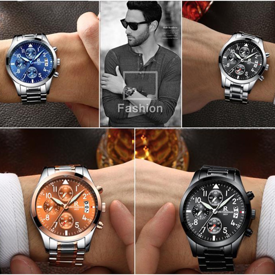 ภาพหน้าปกสินค้านาฬิกา R ONTHEEDGE 01 นาฬิกาของผู้ชาย นาฬิกาข้อมือ พร้อมส่งจากไทย จากร้าน ucobuy บน Shopee