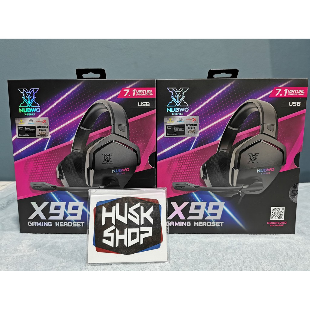 ภาพหน้าปกสินค้าหูฟังเกมมิ่ง Nubwo X99 X-Series หูฟังคอม Gaming headset สาย USB Virtual Surround 7.1 ประกัน 2 ปี จากร้าน huskshop บน Shopee