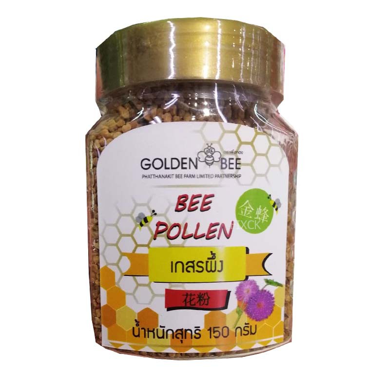 เกสรผึ้ง-อาหารมากคุณค่า-สารพัดคุณประโยชน์-bee-pollen-golden-bee-150g