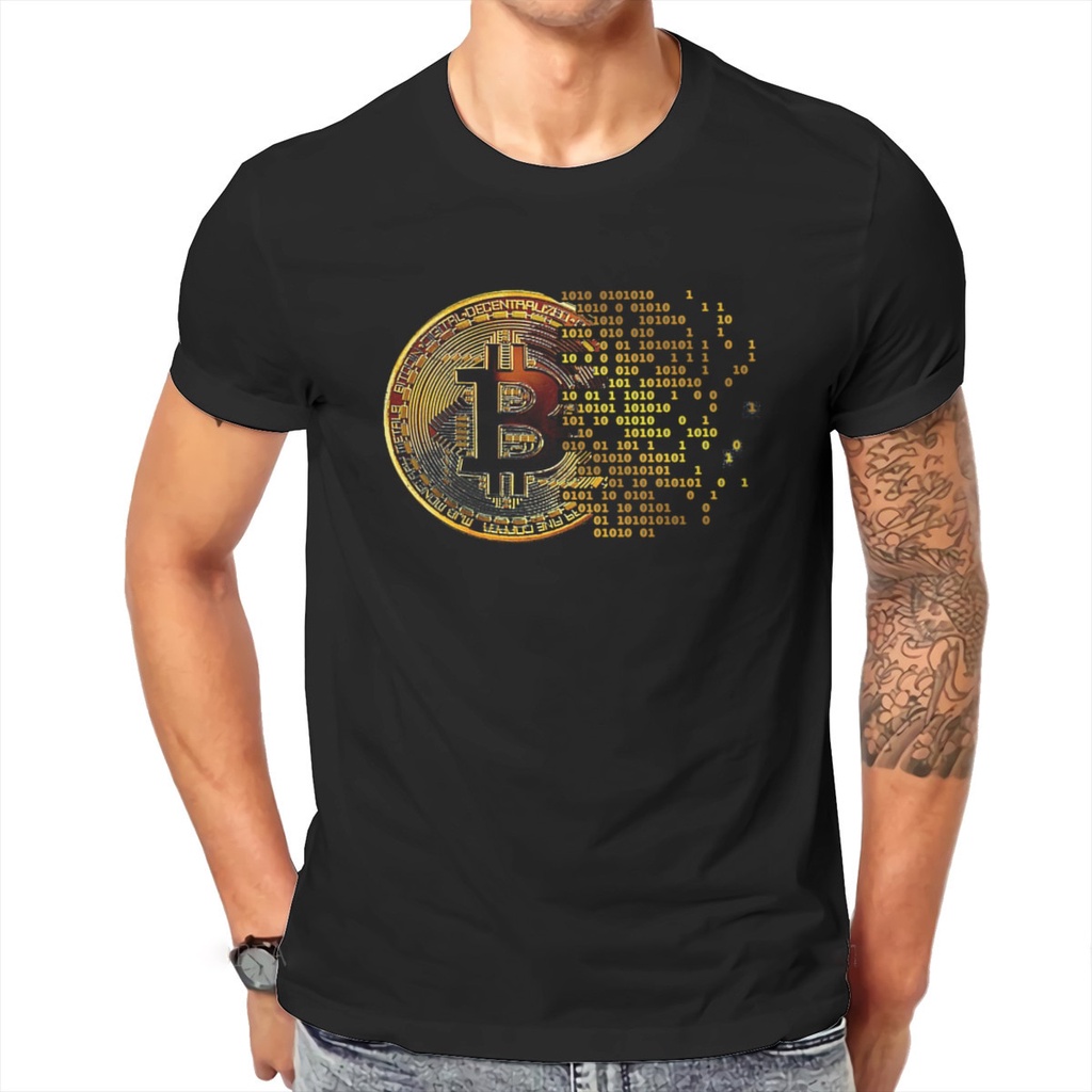 เสื้อยืดผ้าฝ้ายพิมพ์ลายขายดี-เสื้อยืดคอกลม-ผ้าฝ้าย-พิมพ์ลายกราฟฟิค-cryptocurrency-i-love-bitcoin-ทรงหลวม-สไตล์คลาสสิก-สํ
