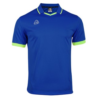 EGO SPORT EG1015 เสื้อฟุตบอลคอวีปก  สีน้ำเงิน