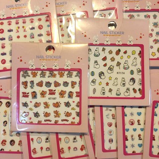 *พร้อมส่ง* 3D Design Nail Sticker | สติ๊กเกอร์ติดเล็บ
