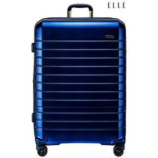 ELLE Travel Uniform Collection. 100% Polycarbonate PC, 28" Large Luggage, Aluminum Trolley, 360 Spinner, Expandable