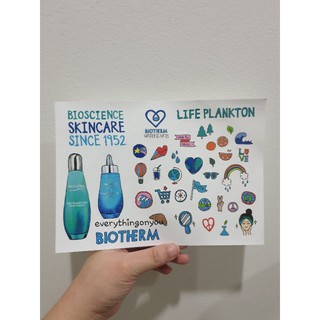 [พร้อมส่ง] สติ๊กเกอร์สุดน่ารักจาก Biotherm Sticker