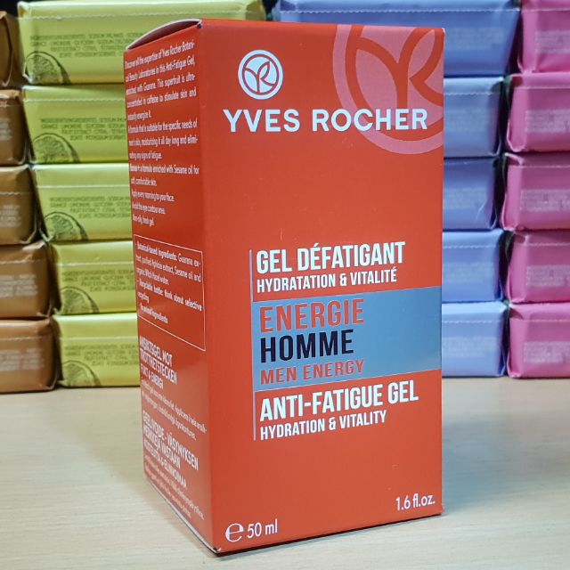 YVES ROCHER : MEN ENERGY Anti-Fatigue Gel | Shopee Thailand