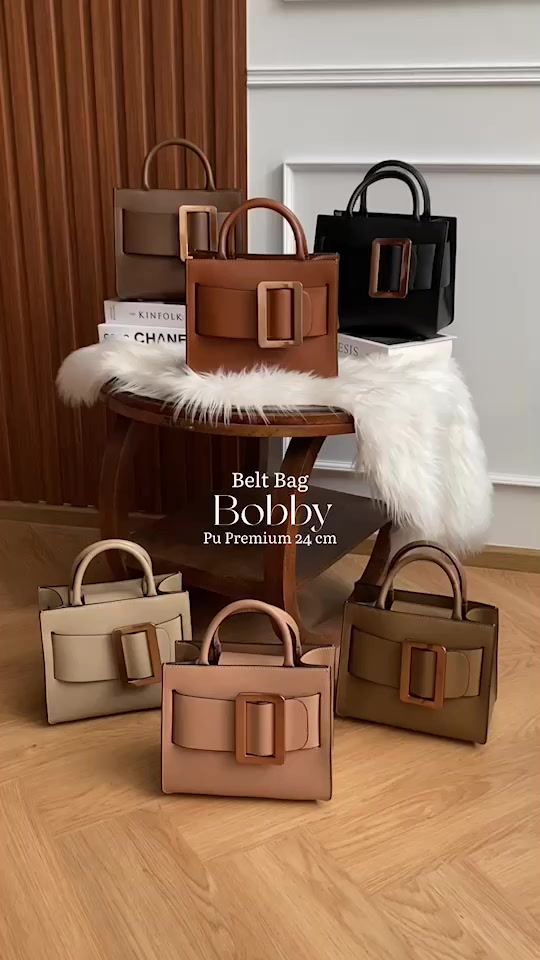 boyy-belt-bag-24cm-งานสั่งผลิตสดๆร้อนๆ-พร้อมเสิร์ฟแล้วค่า-หนัง-pu-premium-ทรงสวย