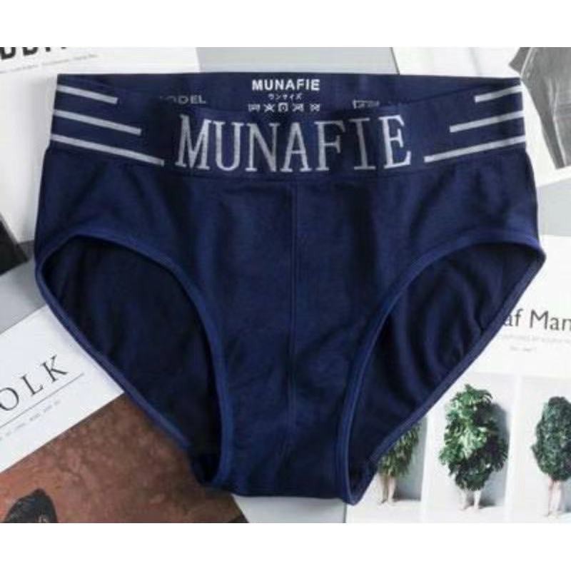 ภาพสินค้า071 ไม่มีถุง Boxerชาย แบรนด์Munafie ขอบตัดสี ผ้านิ่มใส่สบาย ไม่อึดอัด จากร้าน cok.popular บน Shopee ภาพที่ 6