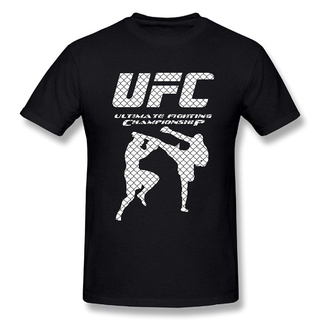 ใหม่ Ufc เสื้อยืดลําลอง สําหรับผู้ชาย สีดํา เหมาะกับการเล่นฟิตเนส TYUI8241