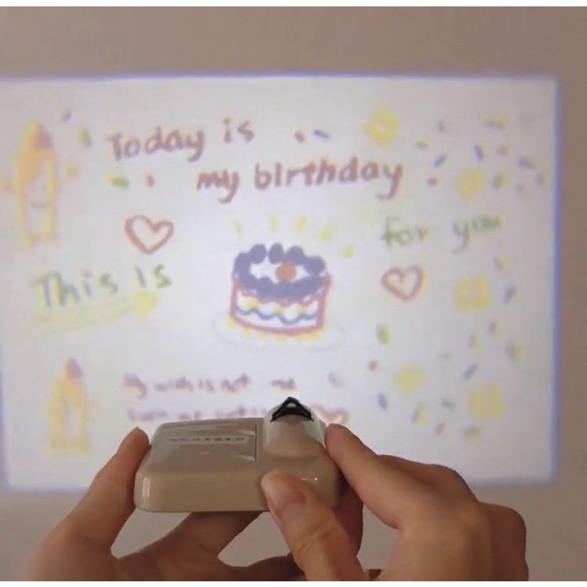 ภาพสินค้าโปรเจคเตอร์วันเกิด มีลายใหม่ไม่ซ้ำใคร Birthday projector พร็อพวันเกิด ปาร์ตี้วันเกิด จากร้าน salebuddy บน Shopee ภาพที่ 3