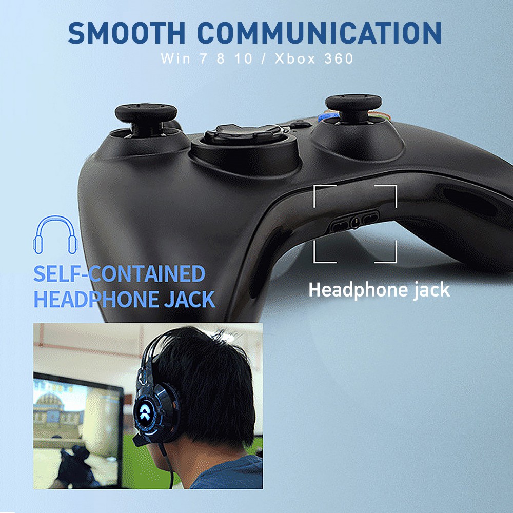 ภาพสินค้าส่งเร็ว จอย OKER Joy Stick U-306 Analog จอยเกมส์ For PC & Xbox360 Xinput DM306 จากร้าน dm_deemark_so_good บน Shopee ภาพที่ 3