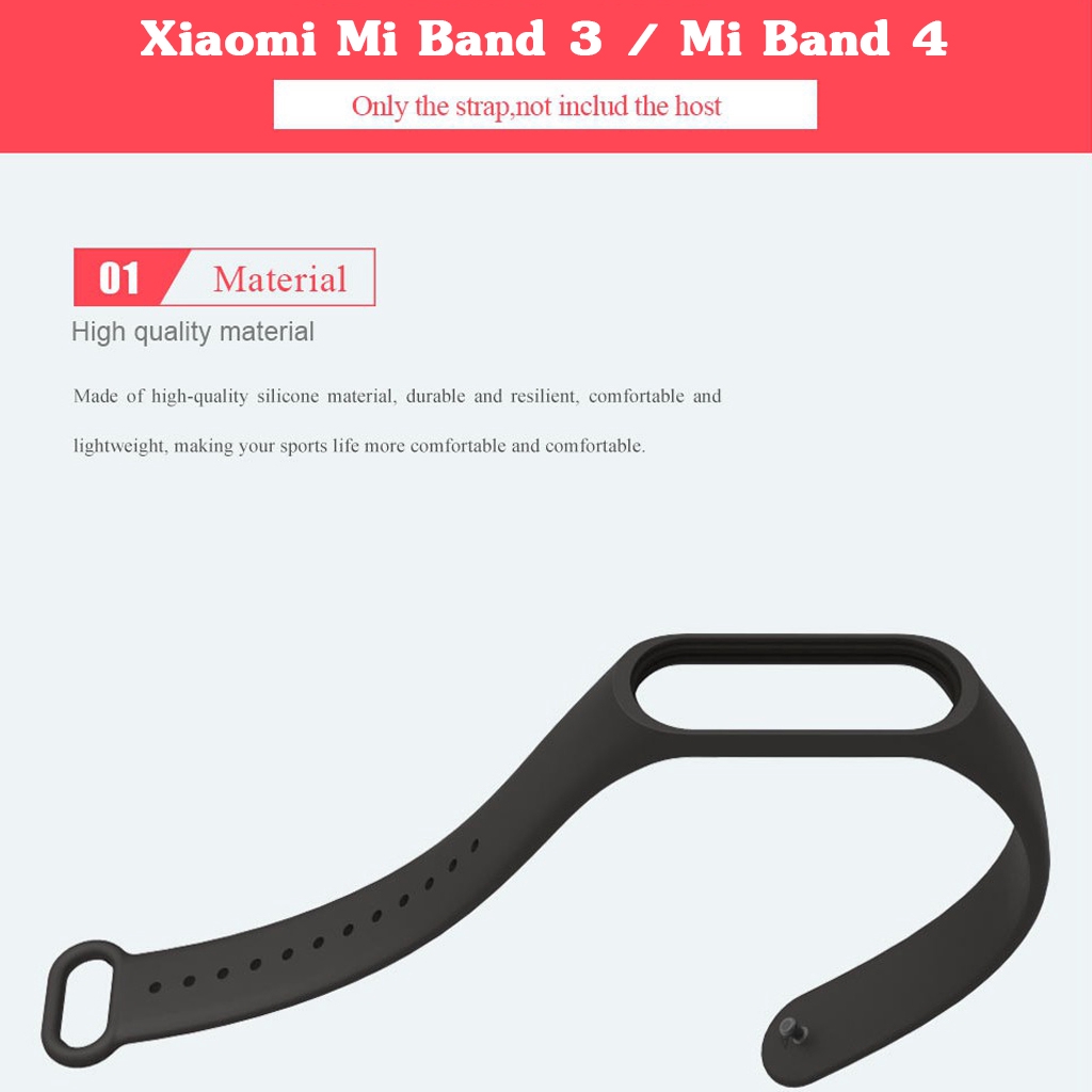 ภาพสินค้าสายนาฬิกาข้อมือซิลิโคน แบบเปลี่ยน สําหรับ XiaoMi Mi Band 4 3 MiBand 4 3 Mi Band 4 3 M3 M4 จากร้าน circulation2.th บน Shopee ภาพที่ 5