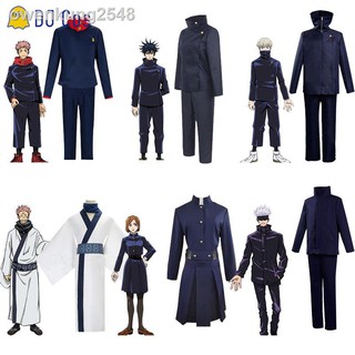 สินค้า ❤️【READY STOCK】Anime Jujutsu Kaisen Yuji Itadori Nobara Kugisaki Megumi Fushiguro Cosplay Costume