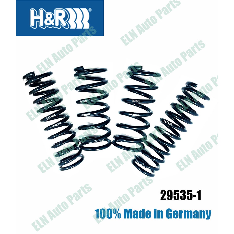 h-amp-r-สปริงโหลด-lowering-spring-benz-w123-230e-4cyl-เตี้ยลง-50mm