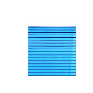 แผ่นโพลีคาร์บอเนตใส SUNSHIELD 122X244X0.6 ซม. สีนํ้าเงิน | SUNSHIELD | แผ่นโพลีสีน้ำเงิน แผ่นลูกฟูก แผ่นโพลีคาร์บอเนต วั