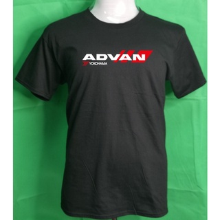 Advan YOKOHAMA เสื้อยืดลําลอง ผ้าฝ้าย 100% แขนสั้น พิมพ์ลาย lelaki สีดํา พลัสไซซ์ XS-3XL สําหรับผู้ชาย ของขวัญวันเกิด