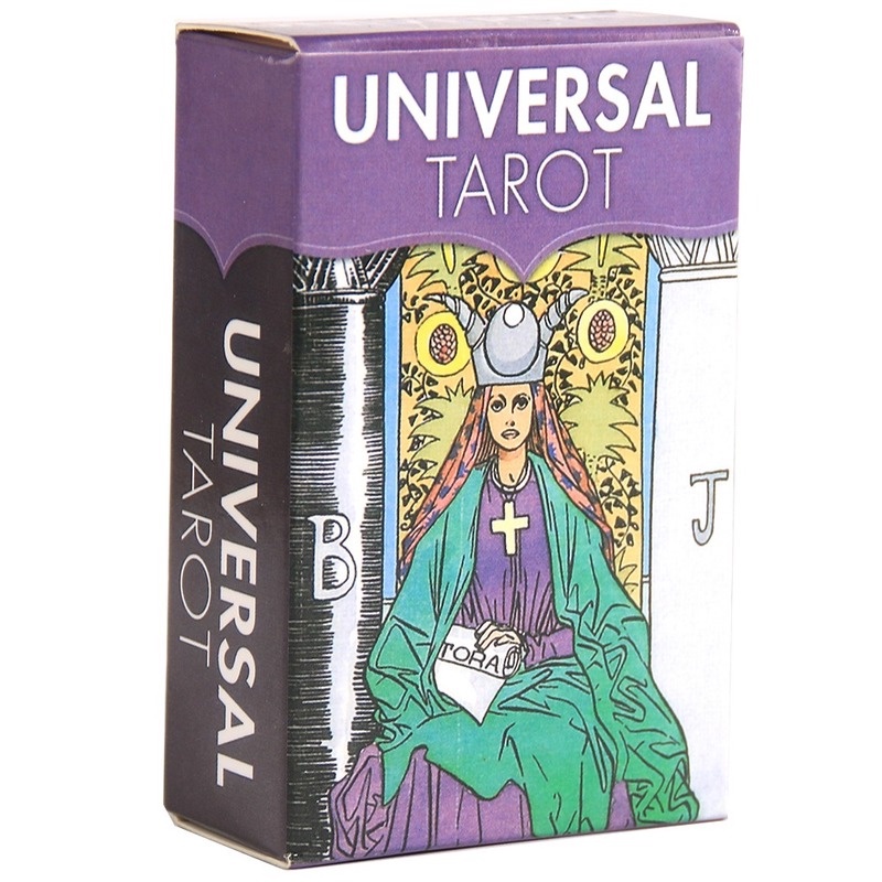 ภาพหน้าปกสินค้า78pcs Universal Tarot Mini Card Game English Decks Friend & Family Party Board Games SYK.