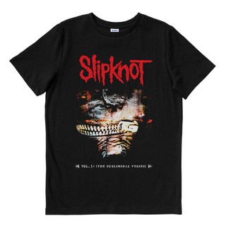 เสื้อยืดพิมพ์ลายแฟชั่น เสื้อยืดโอเวอร์ไซส์Slipknot - VOL 5 | เสื้อยืด พิมพ์ลายวงดนตรี | เพลงเมอร์ช | Unisex | เพลงเมอร์ช