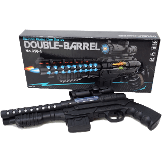 โปรโมชั่น : METOYS ปืนของเล่น ปืนลูกซอง ลำกล้องคู่ สั่นได้ มีเสียง มีไฟ ปืนของเล่น มีของเล่น 850