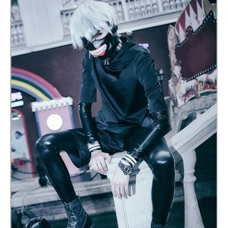 ภาพขนาดย่อของสินค้าชุดคอสเพลย์ Tokyo Ghoul Ken Kaneki Battle สำหรับผู้ชาย
