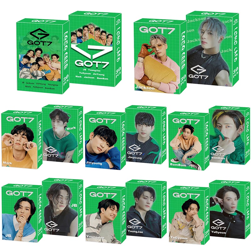 การ์ดโลโม่-อัลบั้มรูปภาพ-got7-got7-แจ็คสัน-จํานวน-30-ชิ้น-ต่อกล่อง