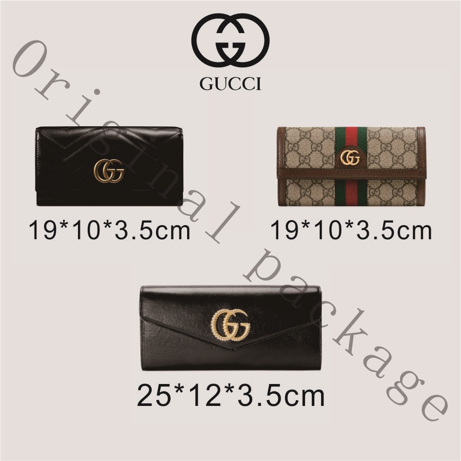 new-authentic-gucci-gg-marmont-long-wallet