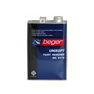 น้ำยาลอกสี BEGER 1 แกลลอน น้ำยาลอกสี น้ำยาเฉพาะทาง วัสดุก่อสร้าง BEGER 1GL PAINT REMOVER