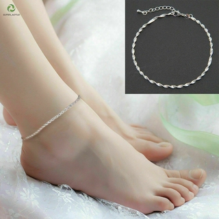 ภาพหน้าปกสินค้า【Aotuo】New Exquisite 925 Silver Anklet Women Jewelry Foot Chain ซึ่งคุณอาจชอบราคาและรีวิวของสินค้านี้