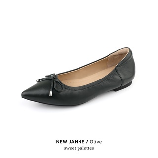 สินค้า Sweet Palettes รองเท้าหนังแกะ New Janne Olive