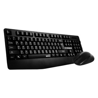 SIGNO Wireless Keyboard+Mouse รุ่น KW-740+WM-104 (เมาส์ คีย์บอร์ด ไร้สาย)