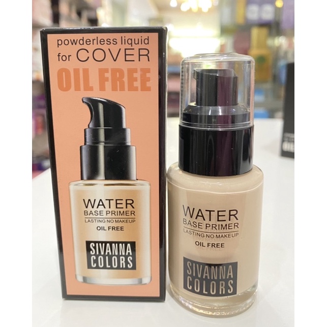 Sivanna Colors water base primer ครีมรองพื้นสูตรน้ำออยฟรี | Shopee Thailand
