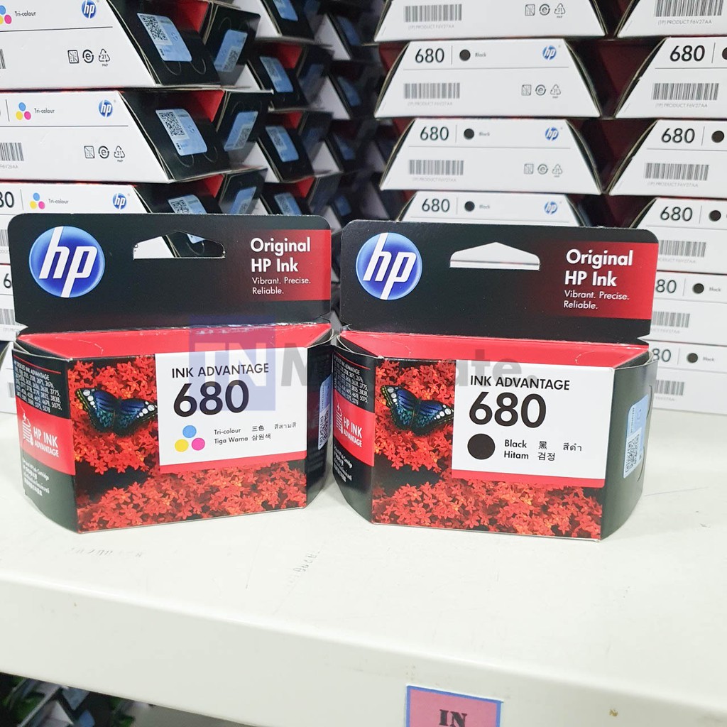 ภาพสินค้าHP 680 BK/CO แพคเดี่ยว (หมึกดำ หรือ หมึกสี) - 1 กล่อง จากร้าน tnmonline บน Shopee ภาพที่ 6