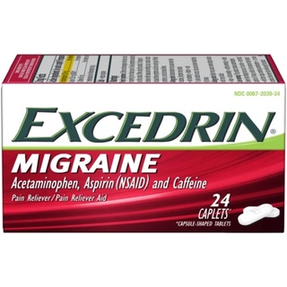 ภาพหน้าปกสินค้าพร้อมส่ง ของแท้จาก USA💯  Excedrin Migraine 24 Caplets ที่เกี่ยวข้อง